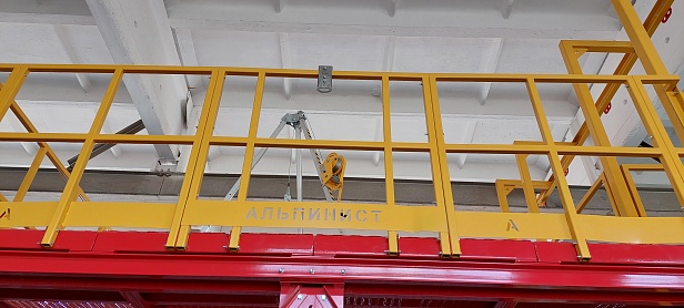 г. Верхняя Пышма. АО Уралэлектромедь открыла учебно-тренировочный полигон «Альпинист» для высотных работ